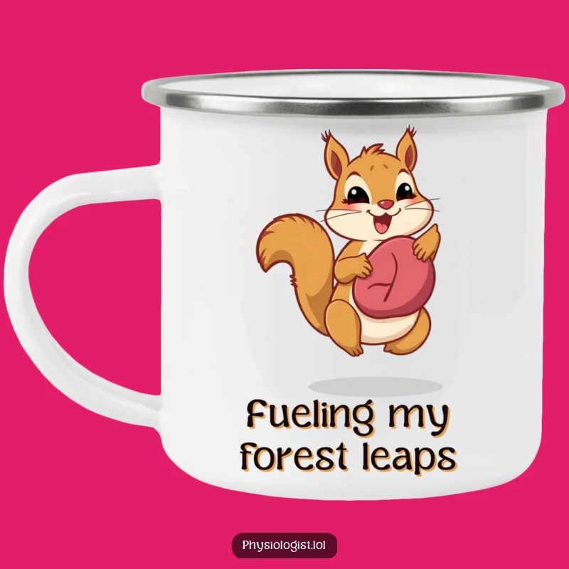 Funny Liver Health Squirrel Camping Mug: Adventure with This Energetic Healer's Mug