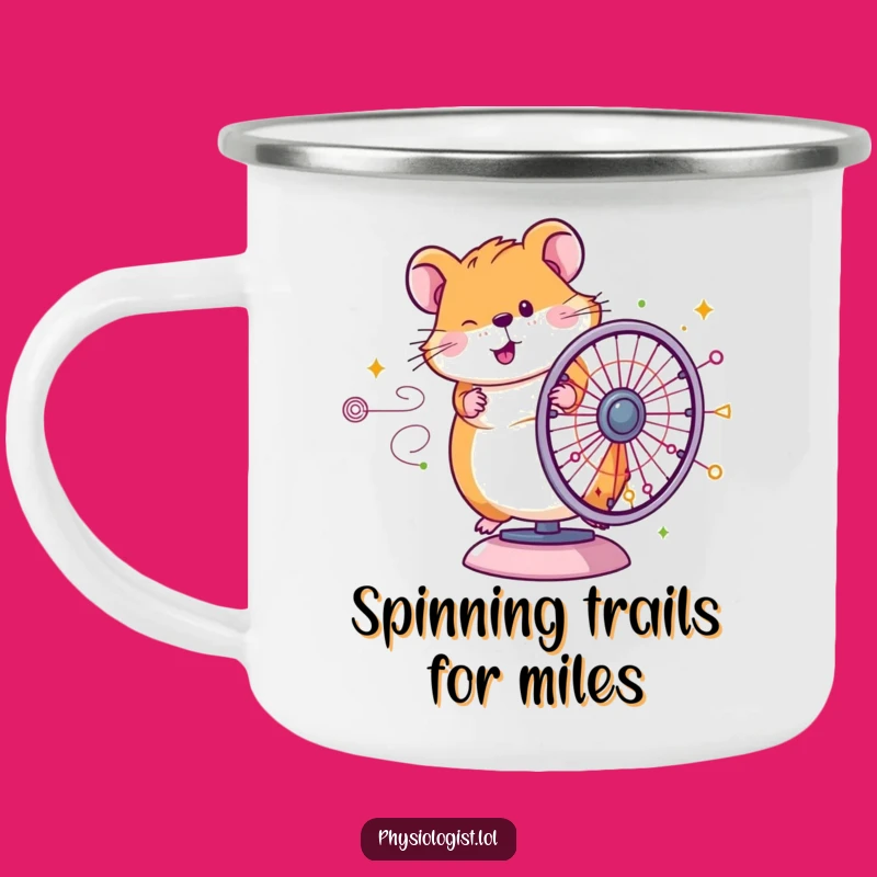 Funny Hamster Campfire Mug: Hilarious Drinkware for Busy Outdoorsy Types