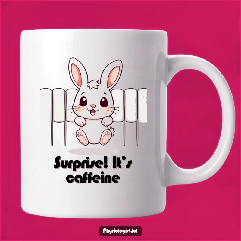 Funny Rabbit Mug: Hopping Surprise Gift for Bunny Lovers