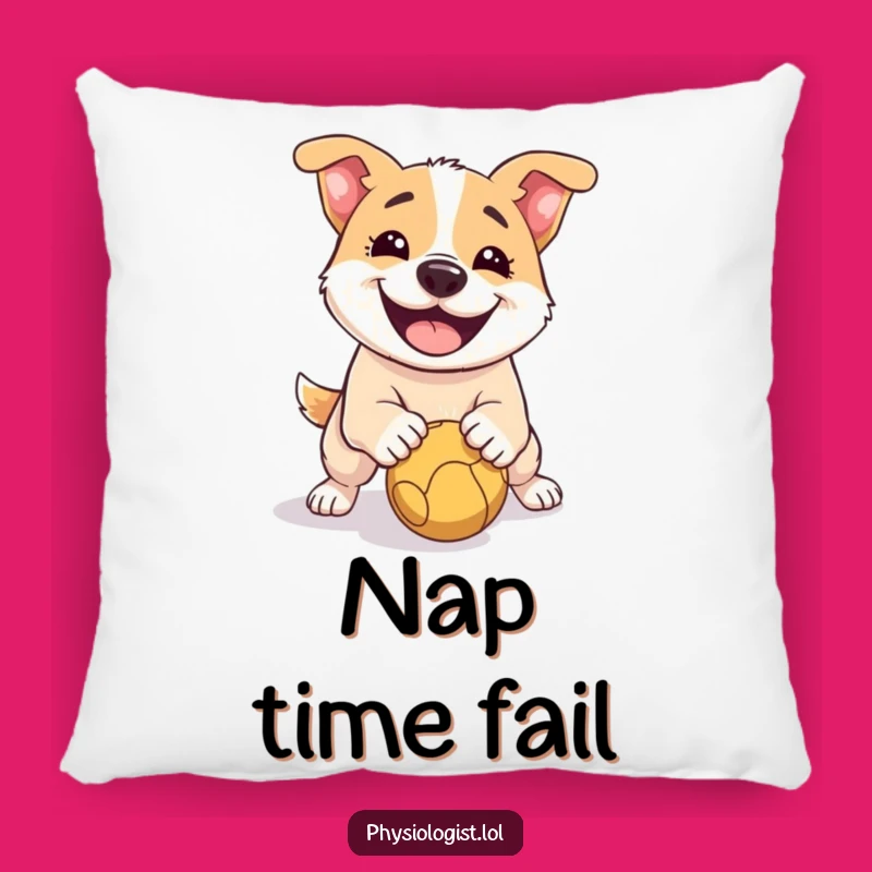 Funny Dog Slipping Pillow: Soft & Comical Comfort Gift