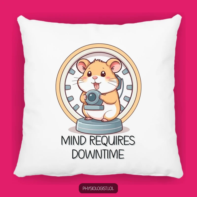 Funny Brain Scanner Hamster Pillow: Cozy Up with Intelligence from This Hilarious Decor