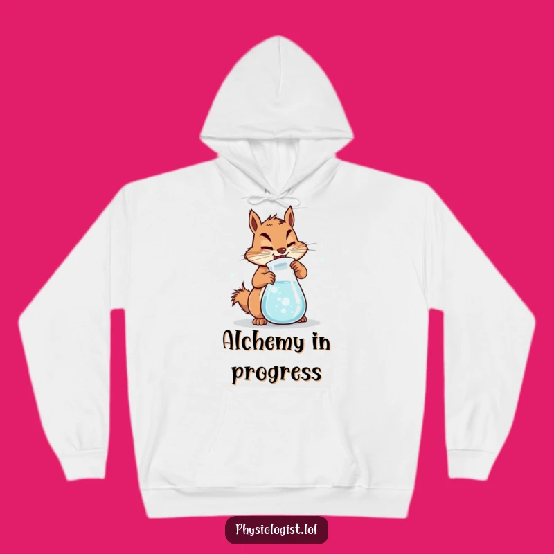 Cozy Funny Squirrel Potion Hoodie: Mad Scientist, an Awesome Funny Gift