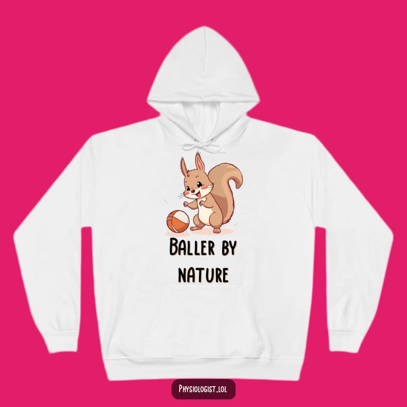 Funny Squirrel Ball Hoodie: Stay Cozy and Comfy with a Laugh