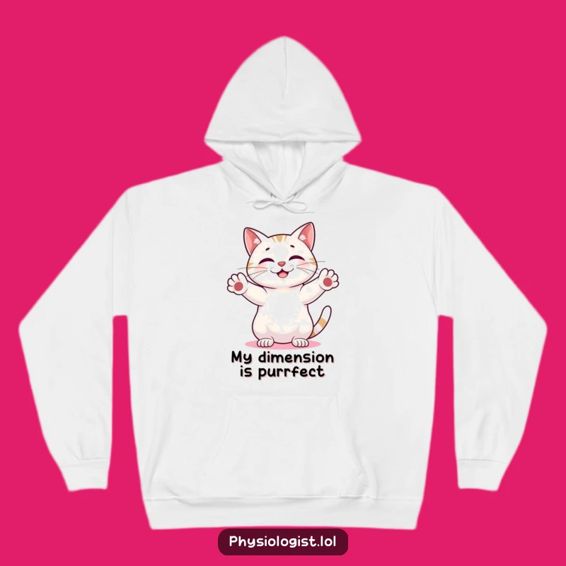 Funny Cat Abstract Hoodie: Cozy and Comical Gear for Curious Explorers