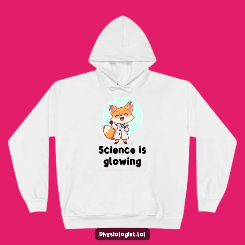 Cozy Funny Fox Lab Coat Hoodie: Warmth and Discovery for Curious Minds