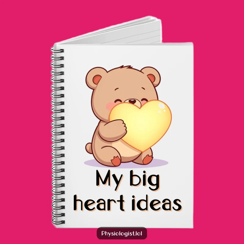 Funny Bear Cardiologist Notebook - Jot Down Notes with a Loving Pal