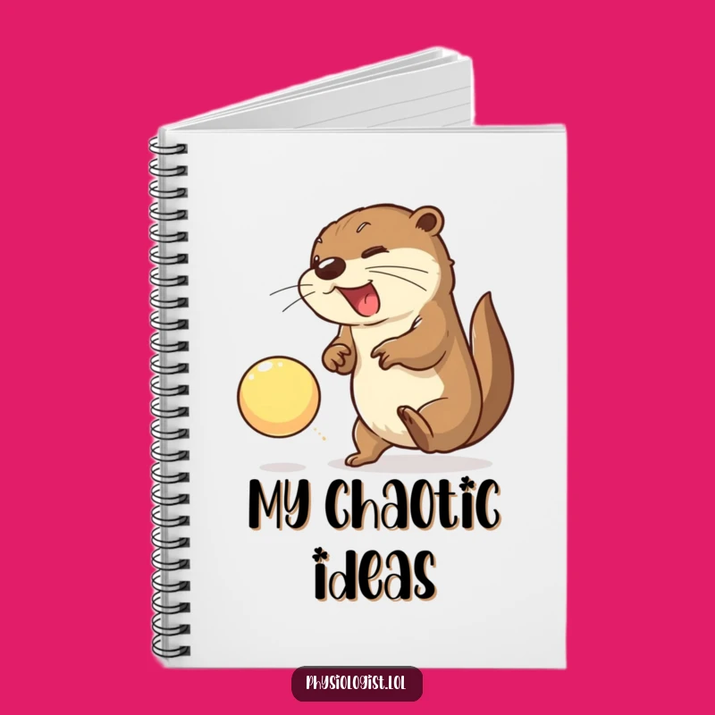 Funny Otter Play Log Notebook: Record Your Energetic Adventures