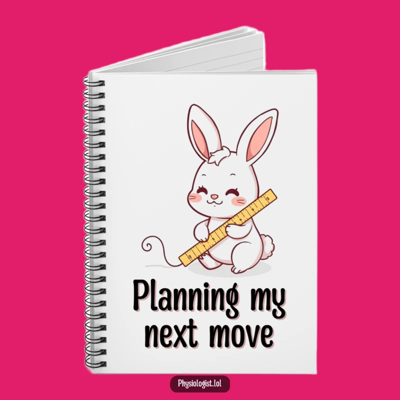 Funny Rabbit Measuring Notebook - Hilarious Journal for Precise Thoughts!