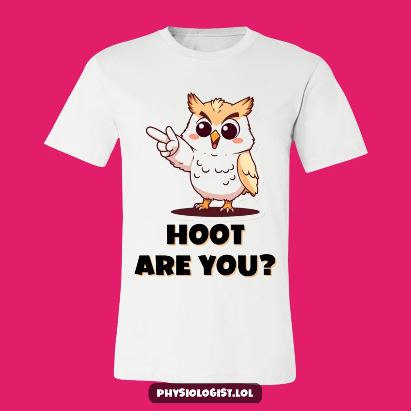 Funny Cheerful Owl Goal Getter T-Shirt: Motivational Tee for Achievers