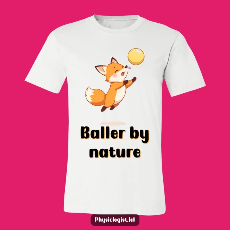 Funny Fox Leaping T-Shirt: Comical Animal Playtime Gift for Him & Her