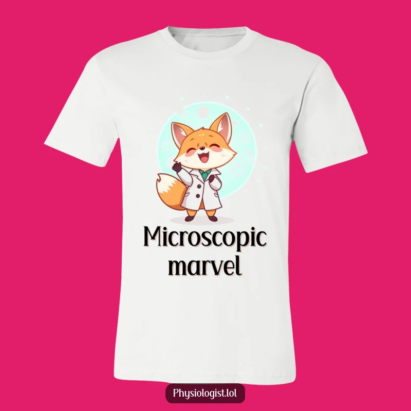Funny Fox Lab Coat T-Shirt: Wear Your Scientific Curiosity with Humor