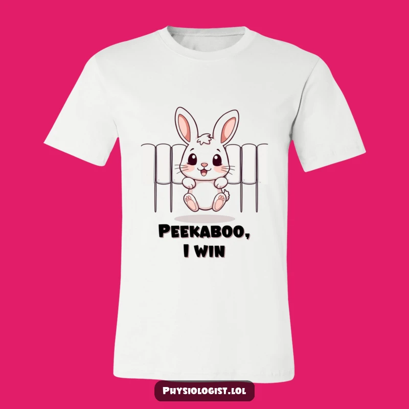 Funny Jumping Rabbit T-Shirt: Hilarious Surprise Tee for Animal Fans