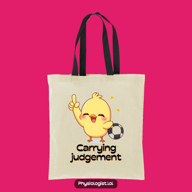 Funny Chick Referee Tote Bag: Carry Your Gear with Giggles